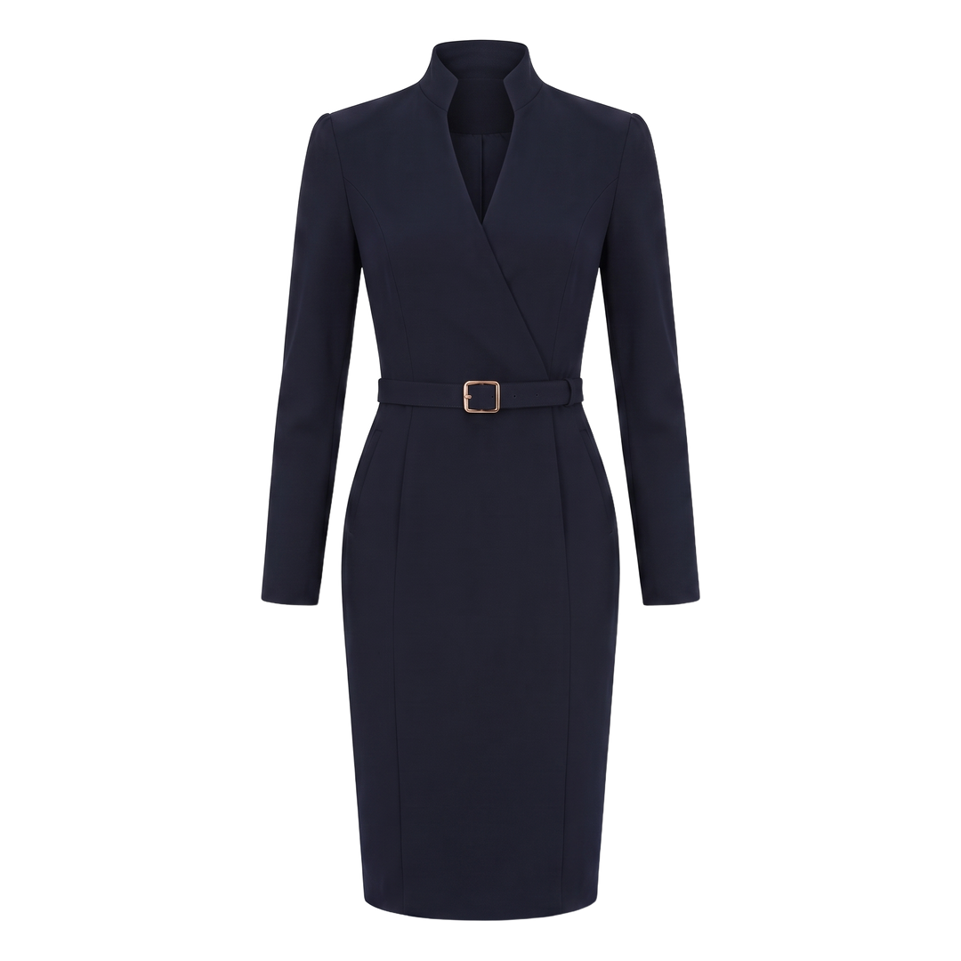 Bancroft &amp; Lane Adeline dress in Navy Blue