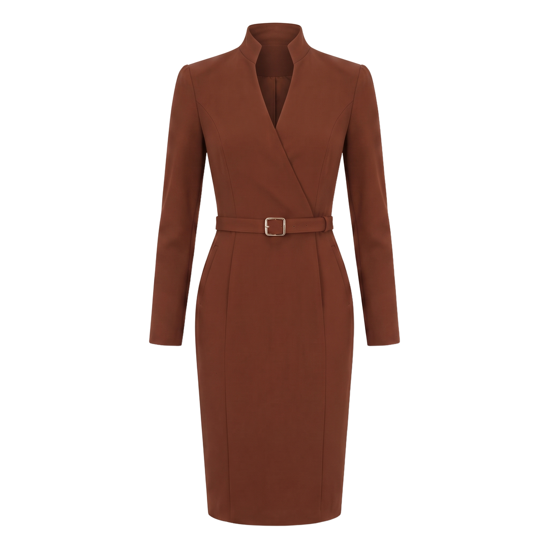 Bancroft &amp; Lane Adeline dress in Brown